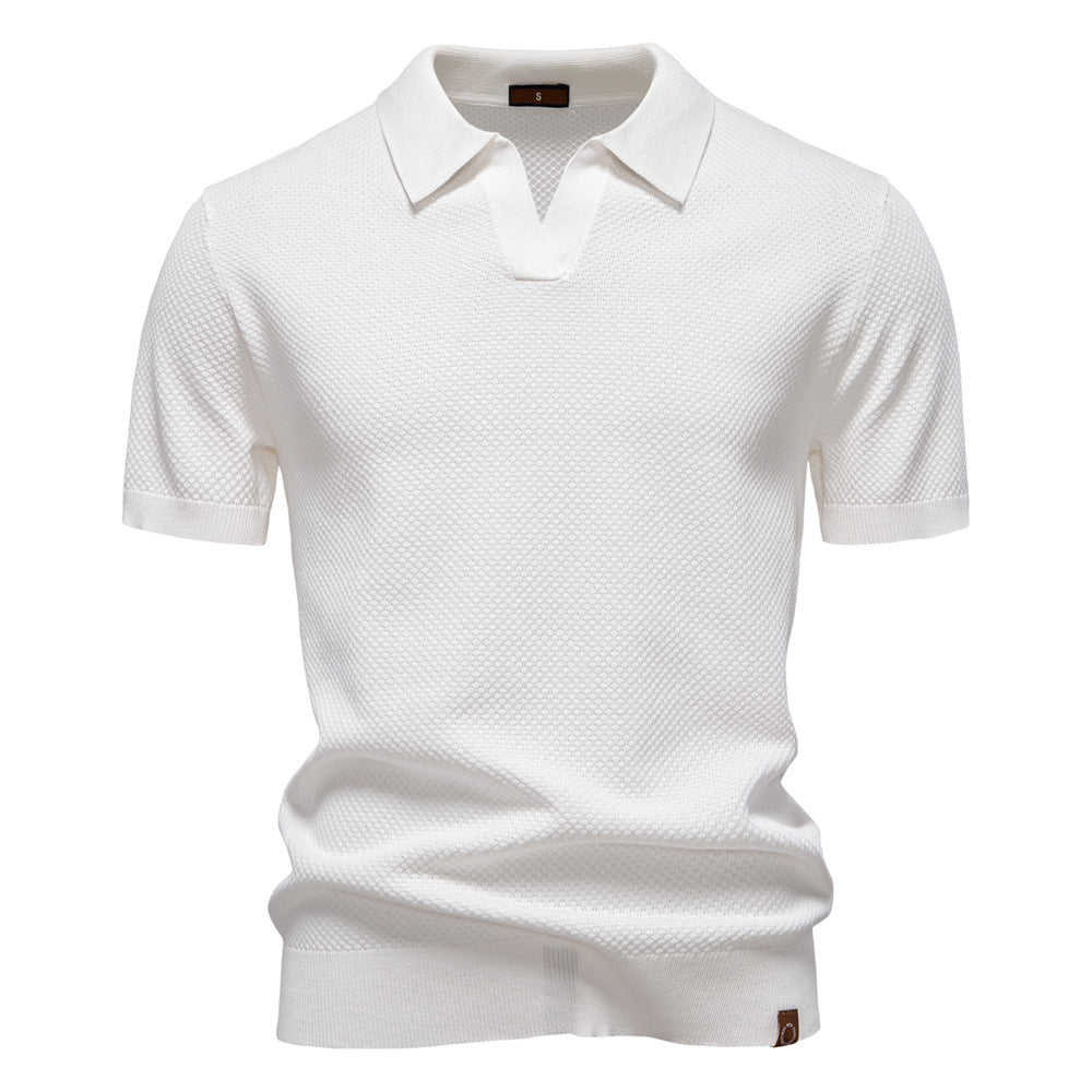 Daan | Elegante Polo met Korte Mouwen