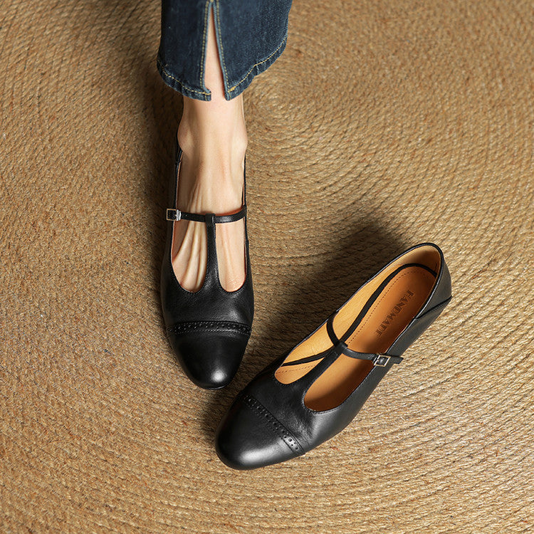 Fleur | Echte Leren Flats