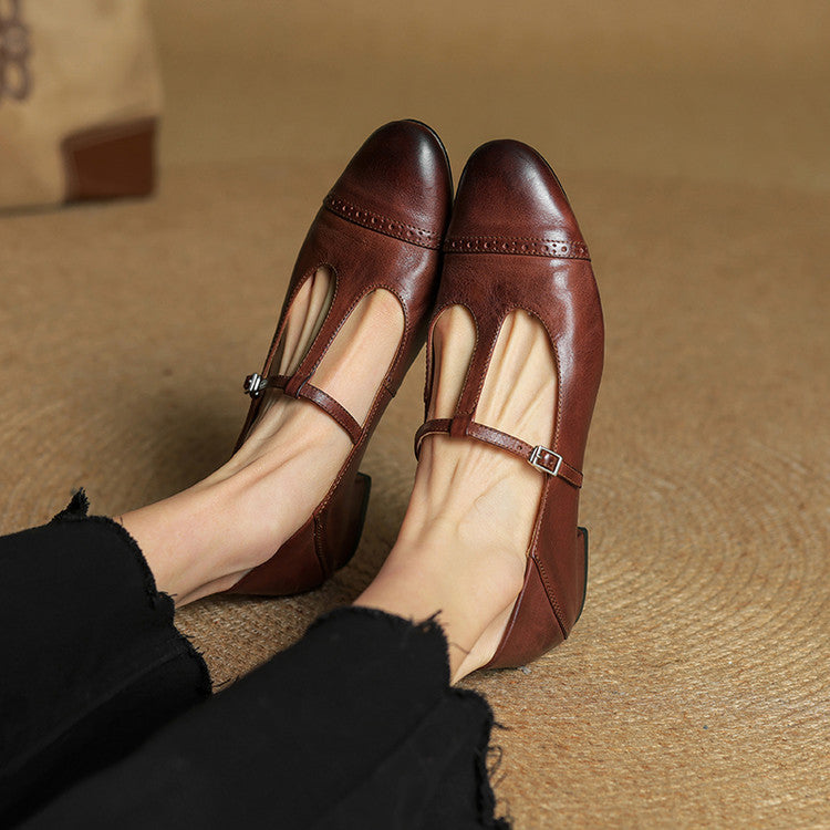 Fleur | Echte Leren Flats