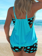 No | Vloeiende Tweedelige Tankini