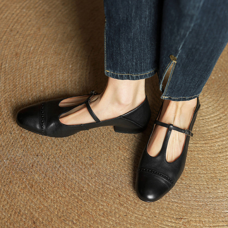 Fleur | Echte Leren Flats