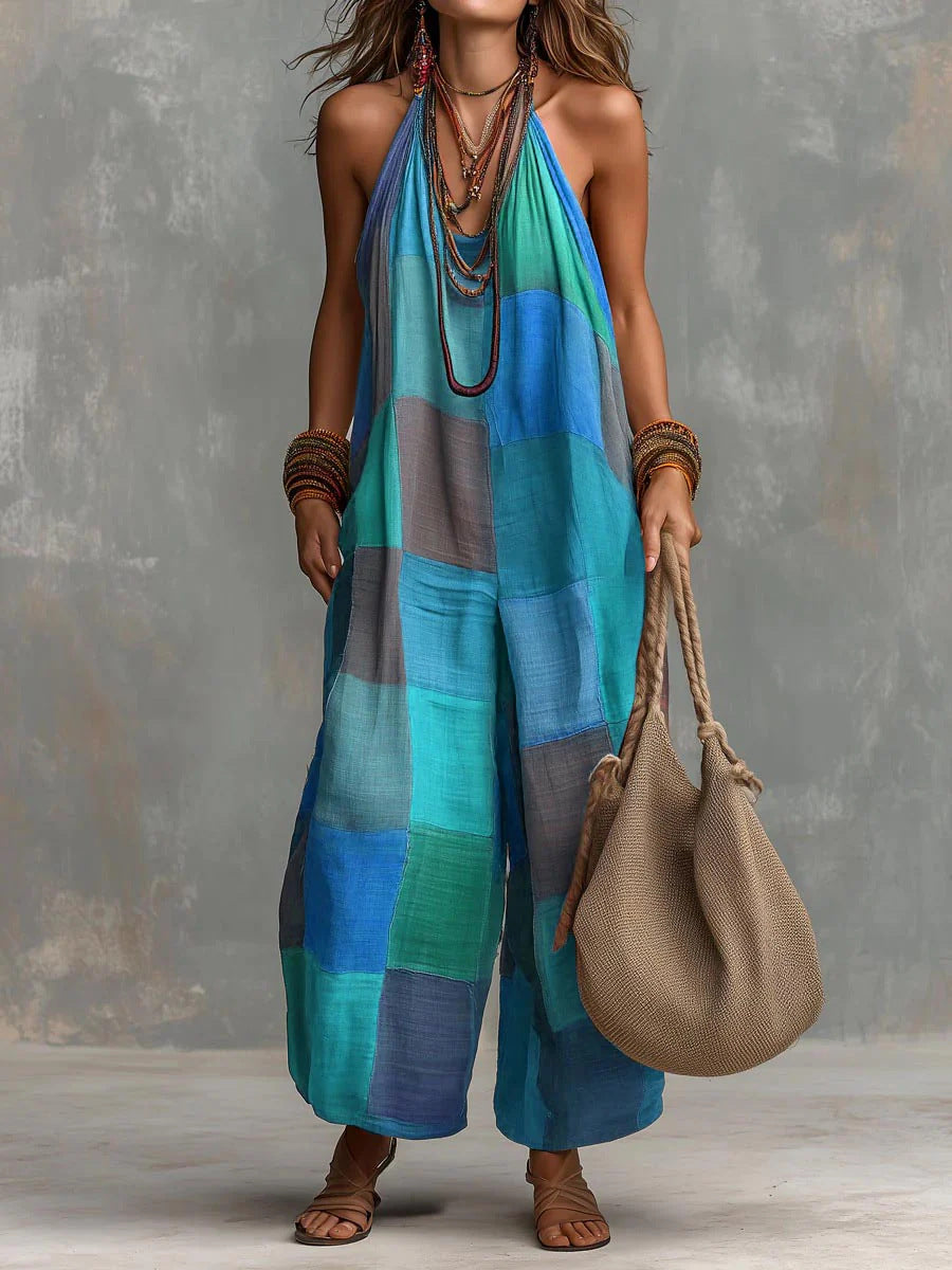 Tuta patchwork bohémisco