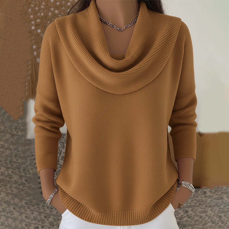 Giulietta | Maglione con Collo Drappeggiato