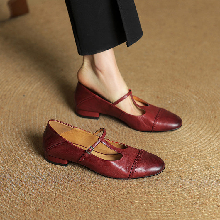 Fleur | Echte Leren Flats