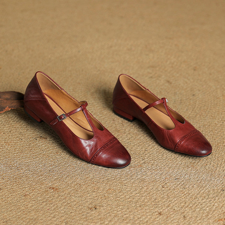 Fleur | Echte Leren Flats