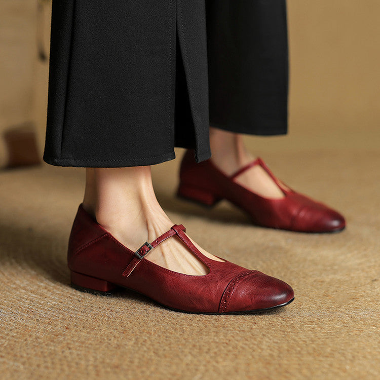 Fleur | Echte Leren Flats