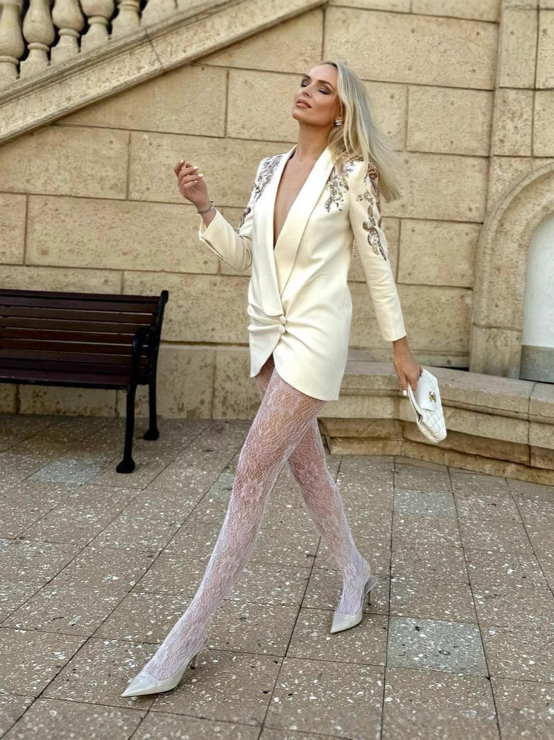 Giada™ – Elegante Broderet Kjole
