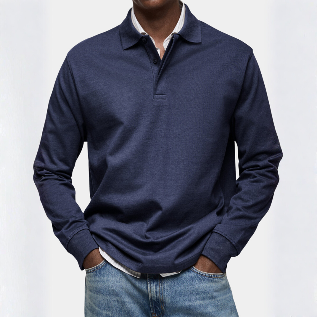 Thomas | Luxe Polo met Lange Mouwen