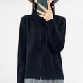 Laluna® | Comodo cardigan con cerniera
