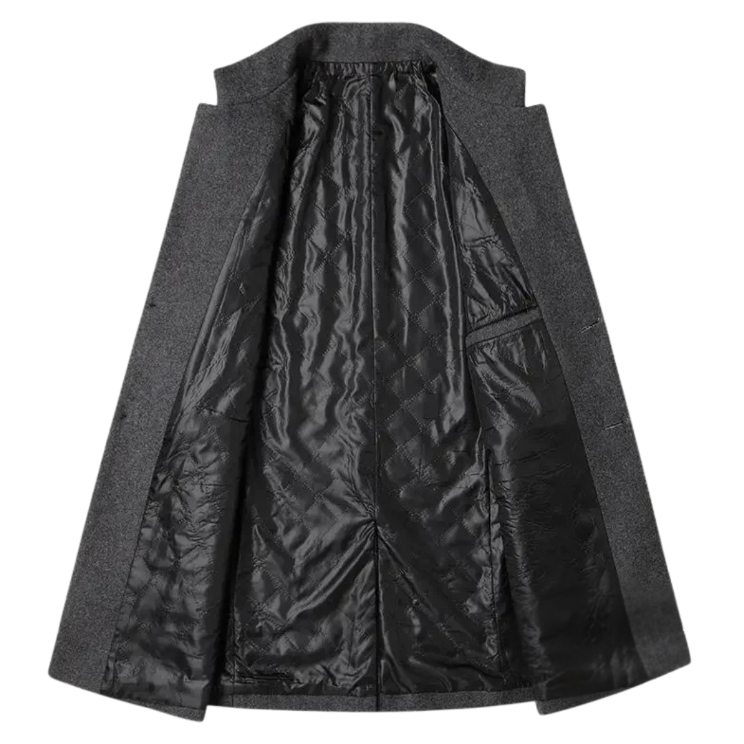Daan | Kasjmier-Wollen Heren Trenchcoat