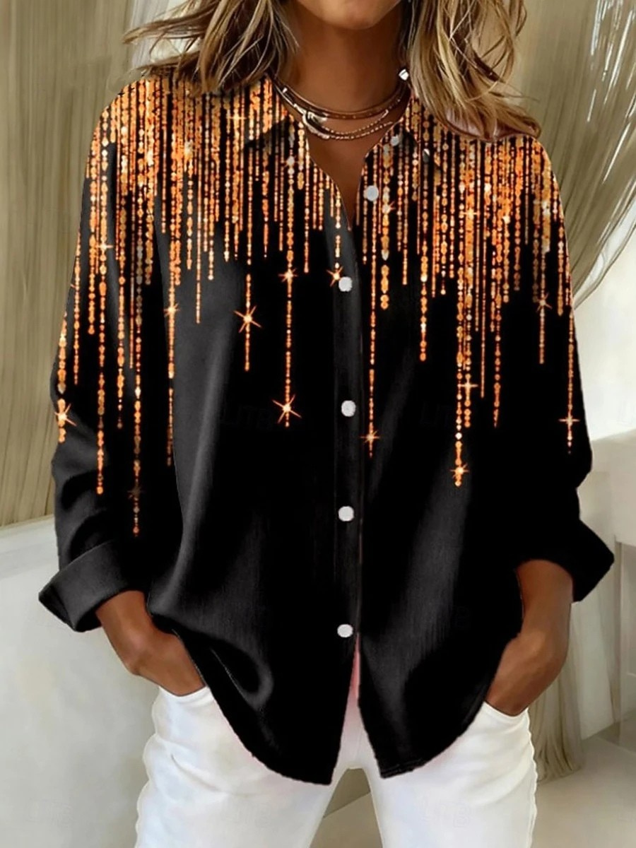 Anouk | Geruite Damesblouse met Lange Mouwen