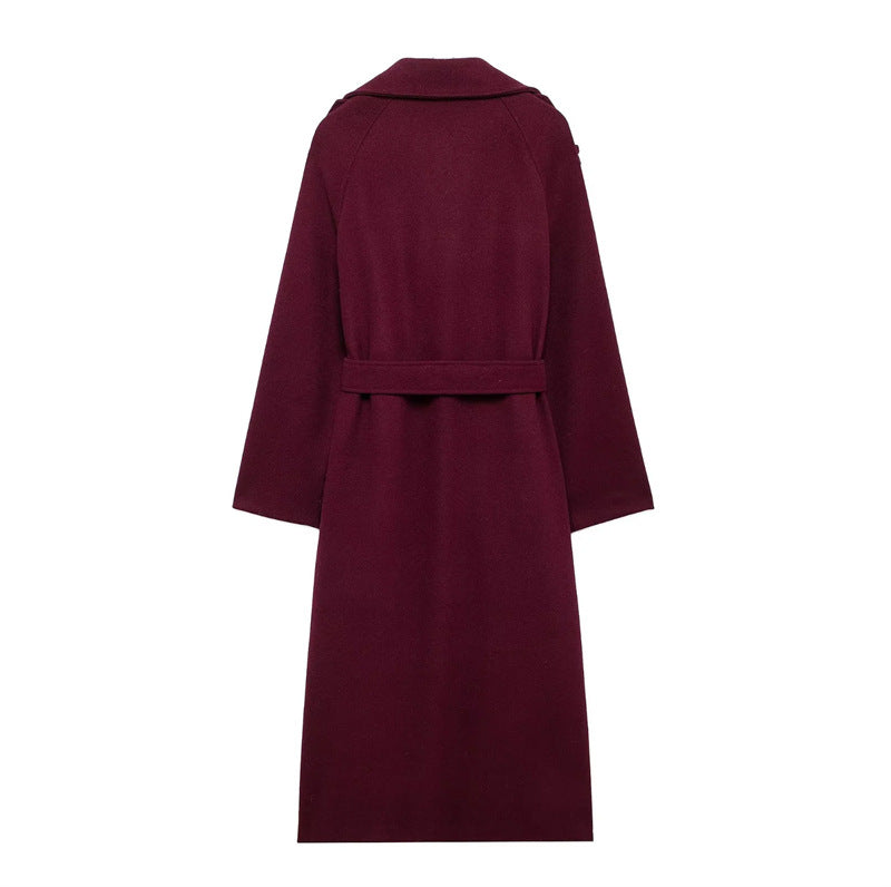 Laluna® | Elegante Borgogna Jas