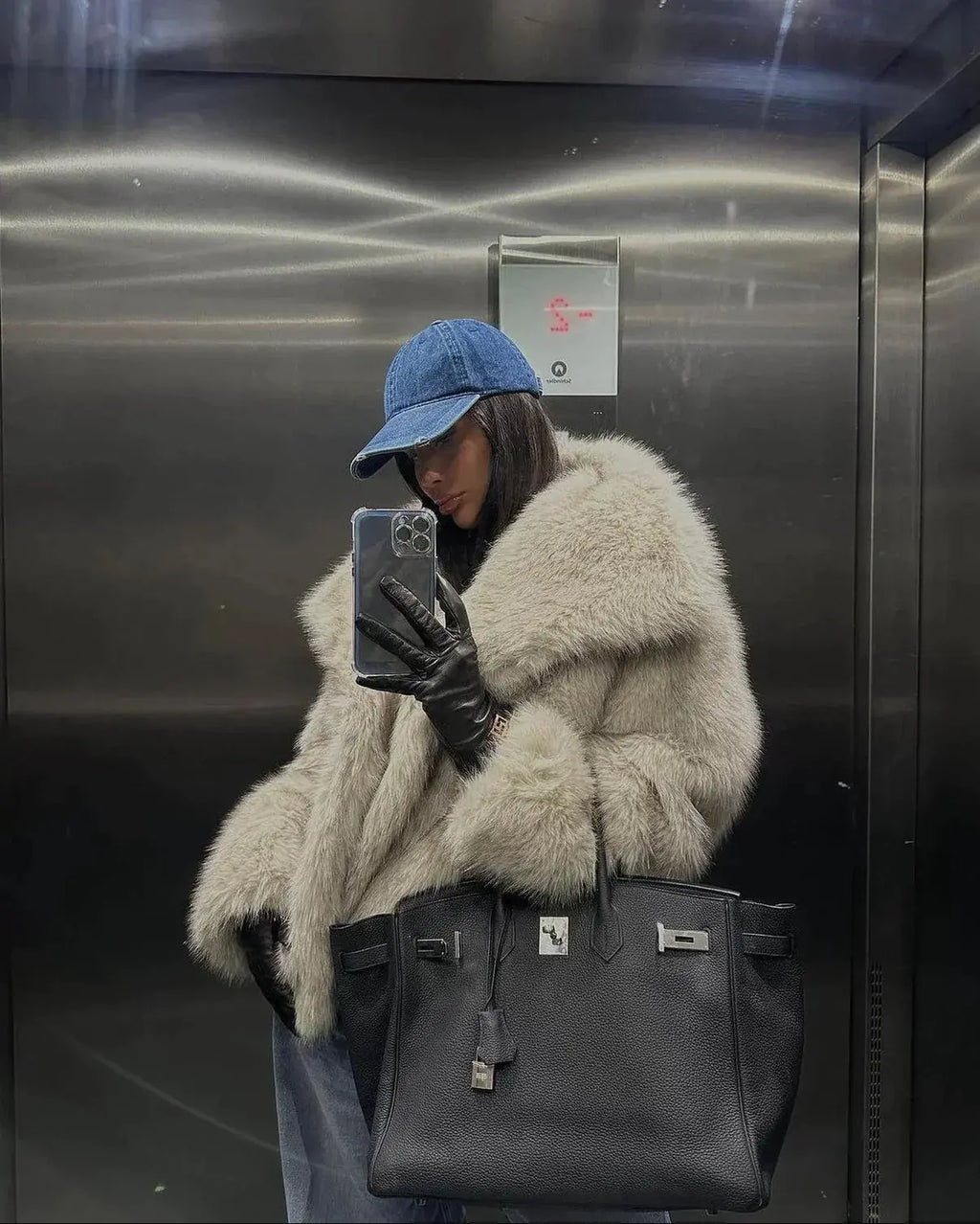 Laluna® | Cappotto in pelliccia sintetica