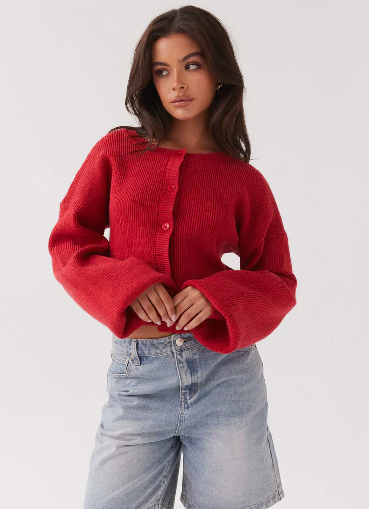 Laluna® | Cardigan Gebreide di lusso