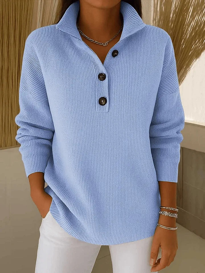 Fiorenza | Maglione Polo con Scollo a V