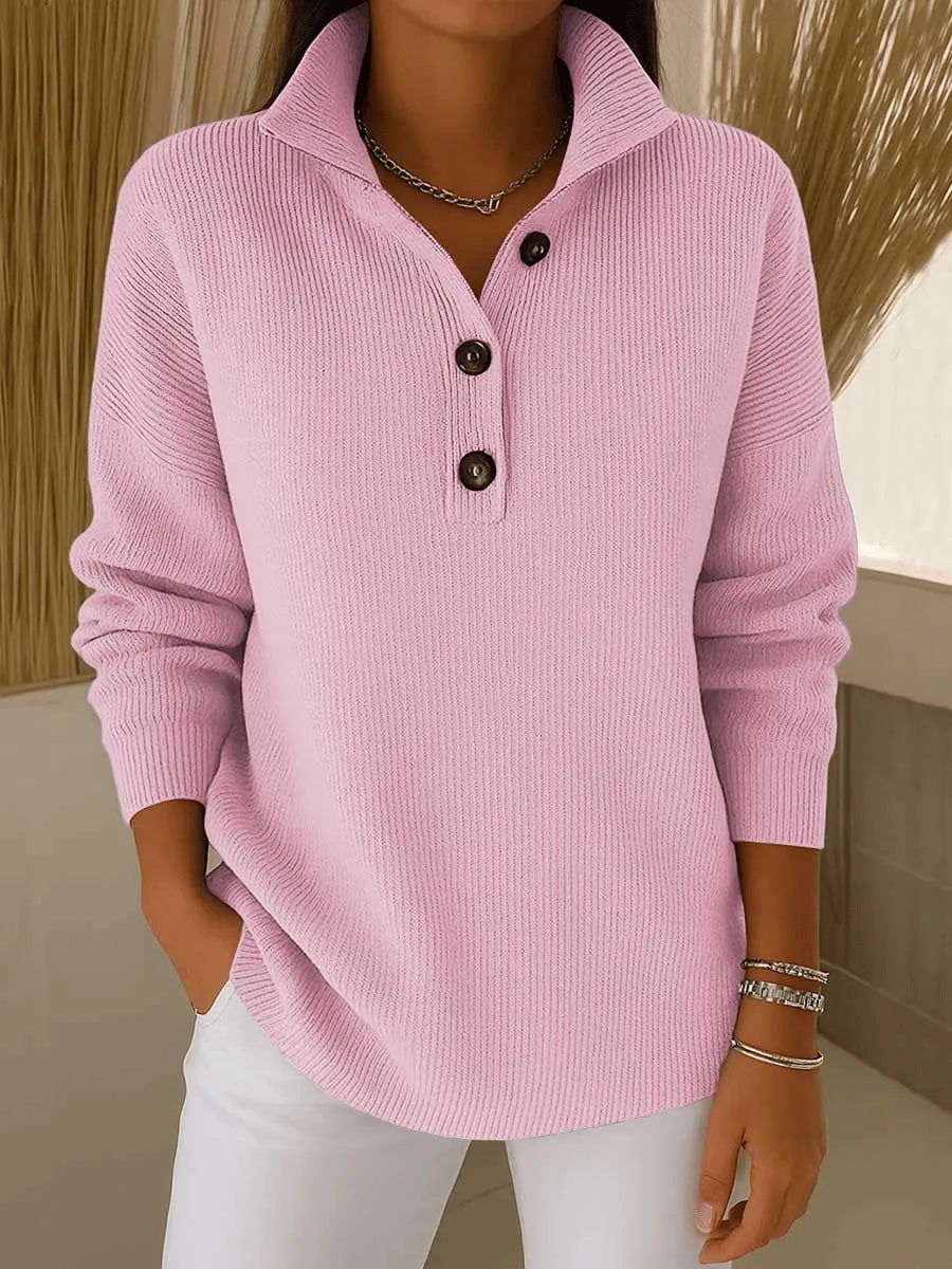 Fiorenza | Maglione Polo con Scollo a V