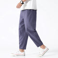 Laluna® | Cropped Katoenen/Linnen Broek