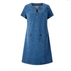 Elly™ - Pantaloni in denim color sangue