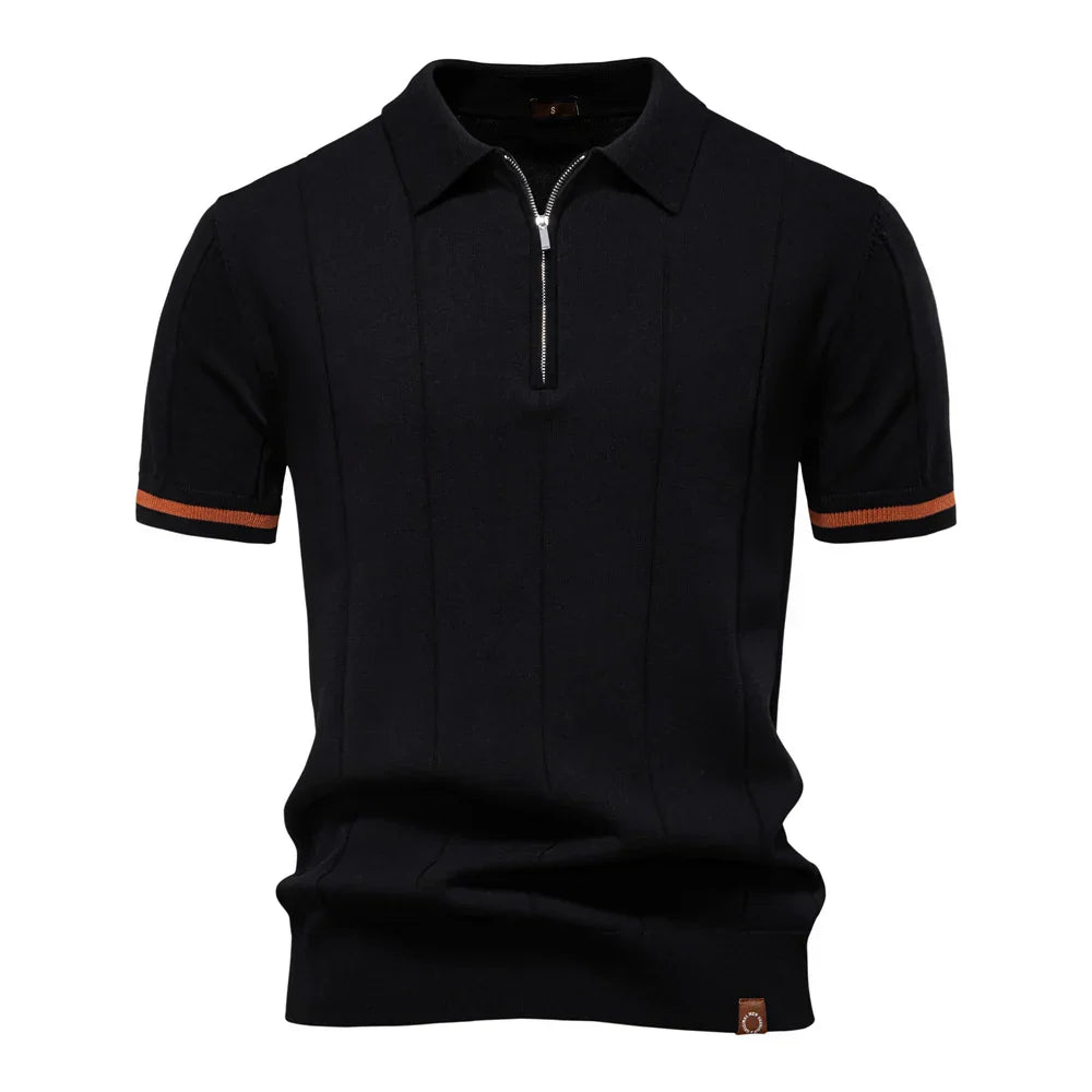 Bram | Zomerse Polo met Rits