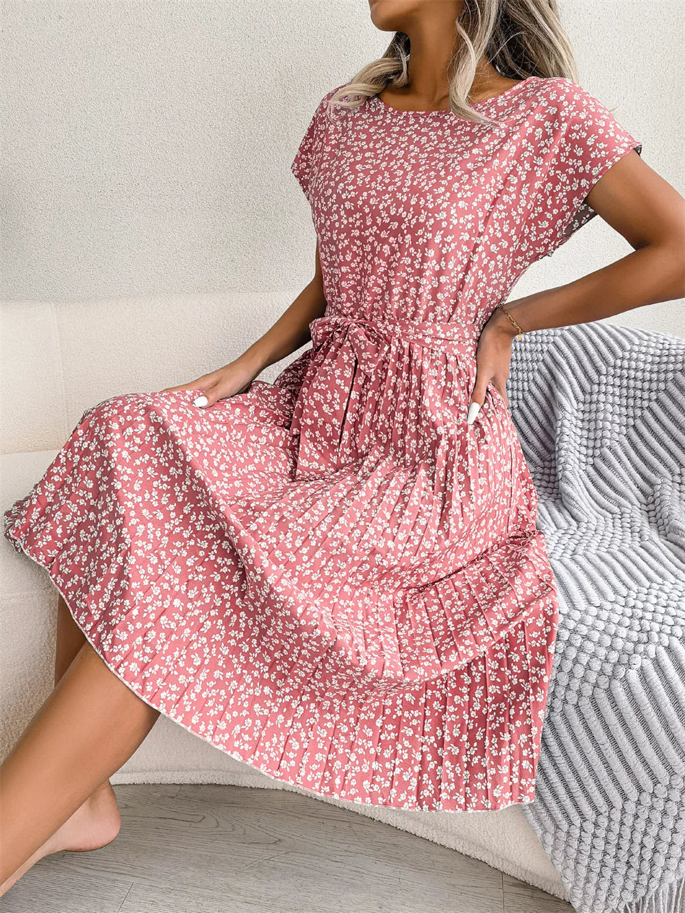 Laluna® | Dames Lente/Zomer Bloemenjurkje