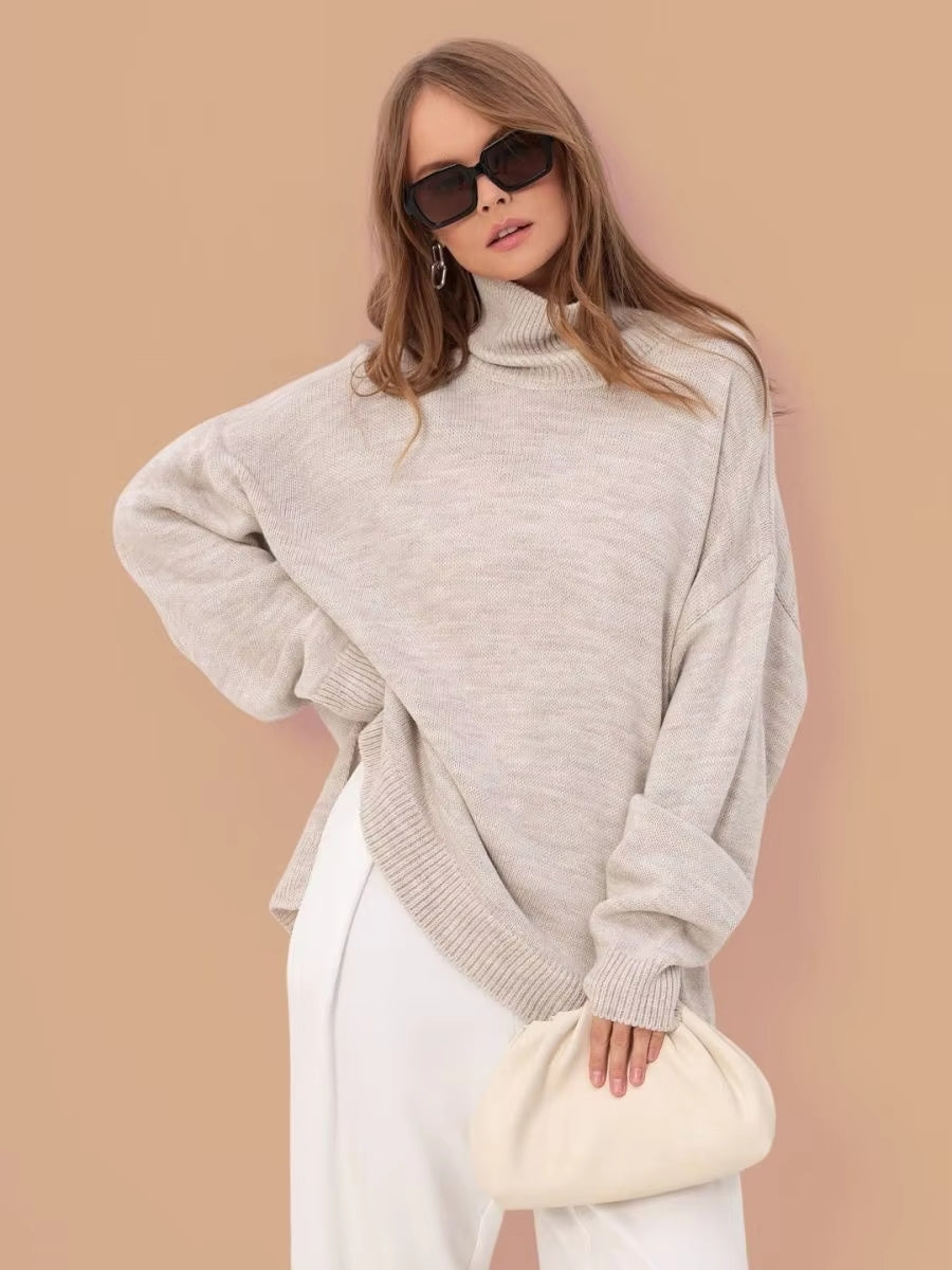 Tessa | Oversized Trui met Split