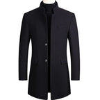 Daan | Kasjmier-Wollen Heren Trenchcoat