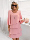 Élise – Elegante, vloeiende jurk met ruffles