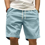 Anna | Casual Korte Broek in Velours met Ribbels