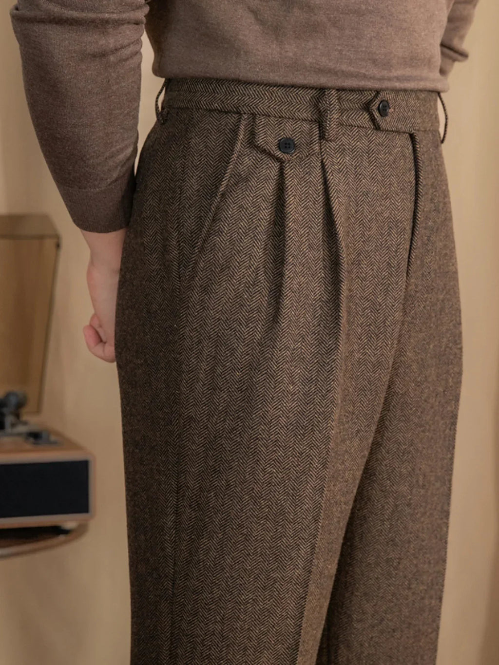 Laluna® | Modieuze Wollen Broek