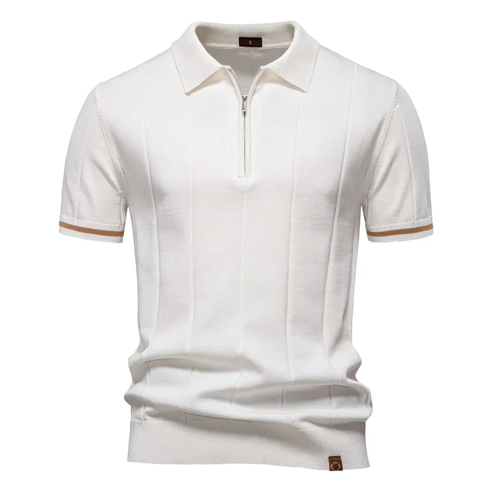 Bram | Zomerse Polo met Rits
