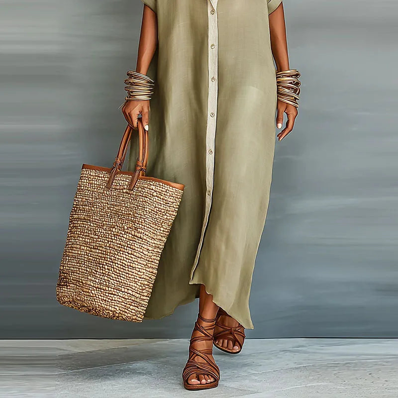 Anastasia | Lange Blousejurk ha incontrato Knopen