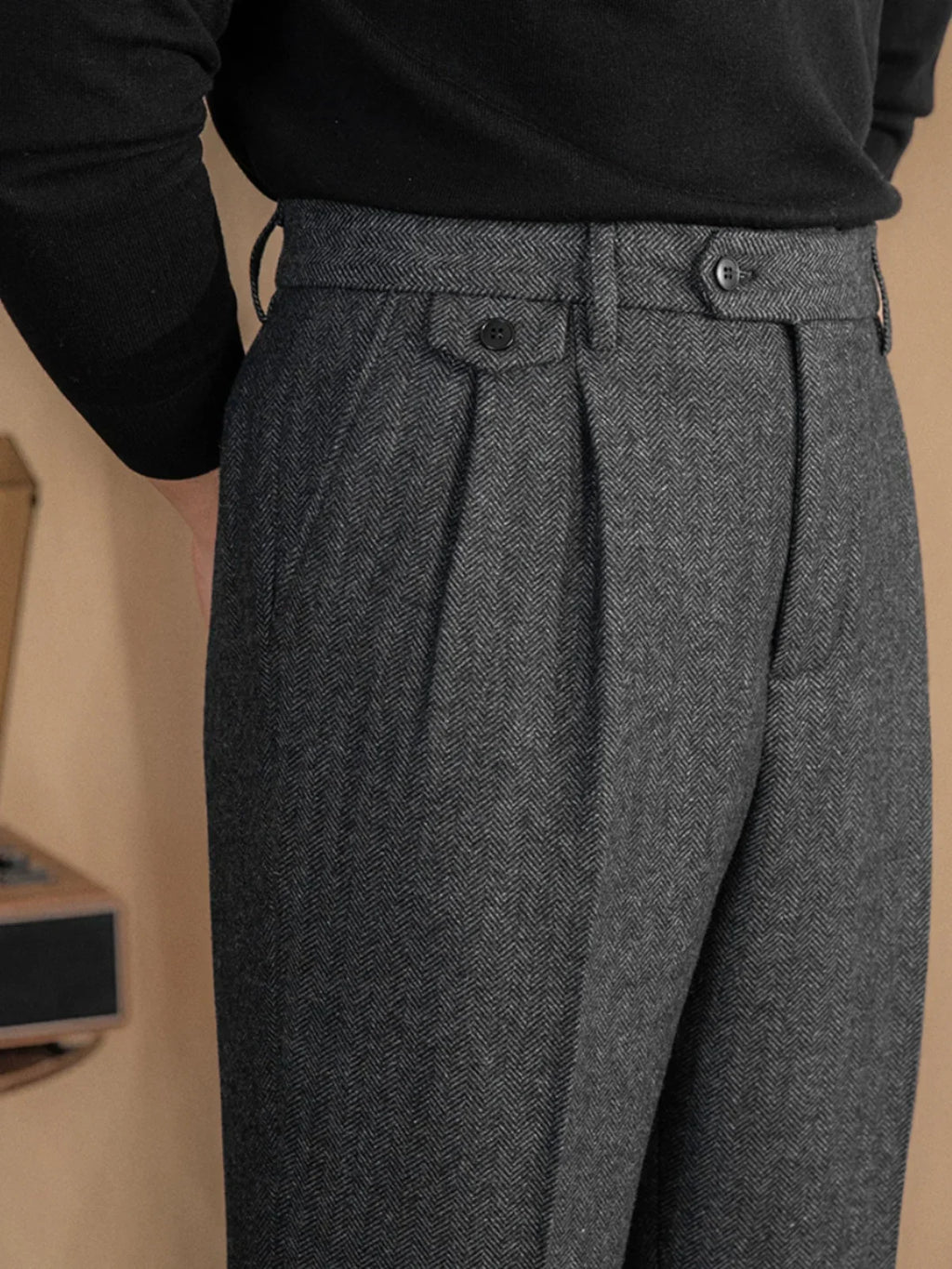 Laluna® | Modieuze Wollen Broek