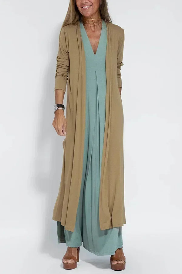 Sara | Modieuze Zomerse Jurk met Vest
