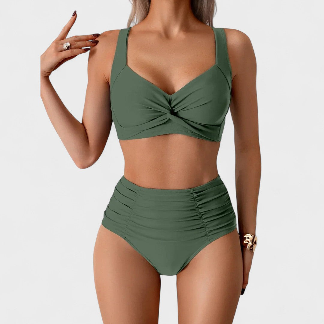 Marta - Bikini con flæser