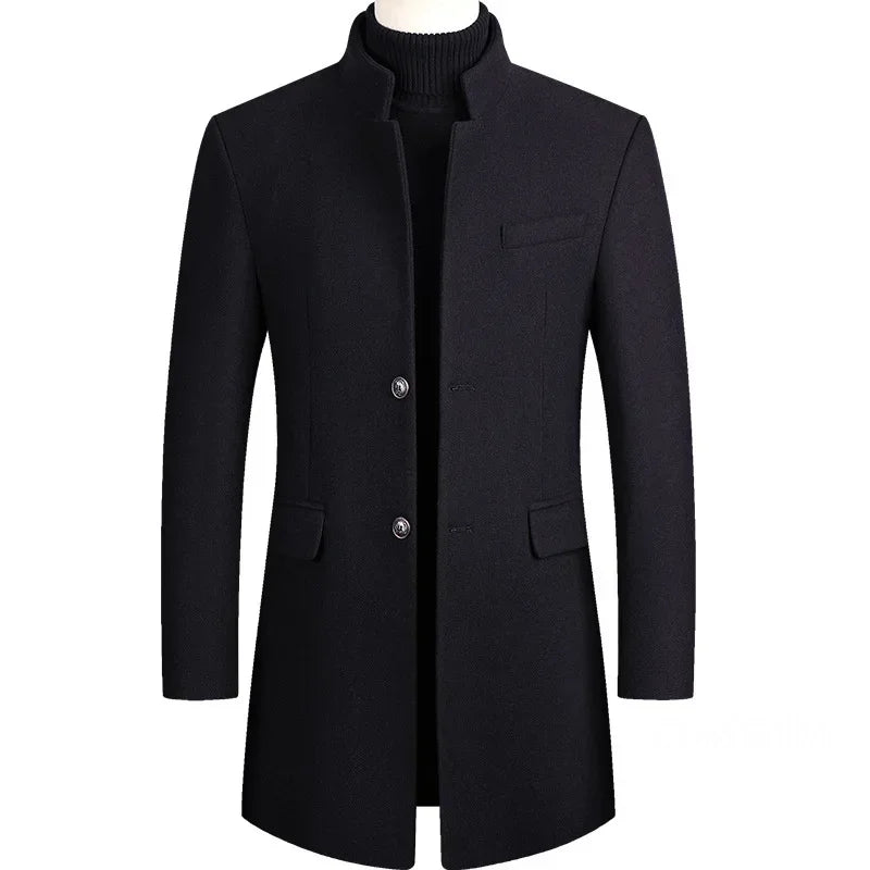 Daan | Kasjmier-Wollen Heren Trenchcoat