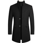 Daan | Kasjmier-Wollen Heren Trenchcoat