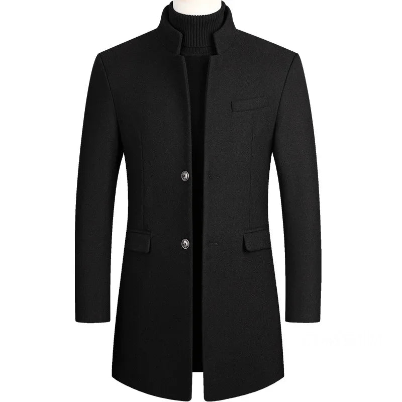 Daan | Kasjmier-Wollen Heren Trenchcoat