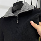 LALUNA® | GERIBBELDE ZIP-UP TRUI