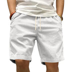Anna | Casual Korte Broek in Velours met Ribbels