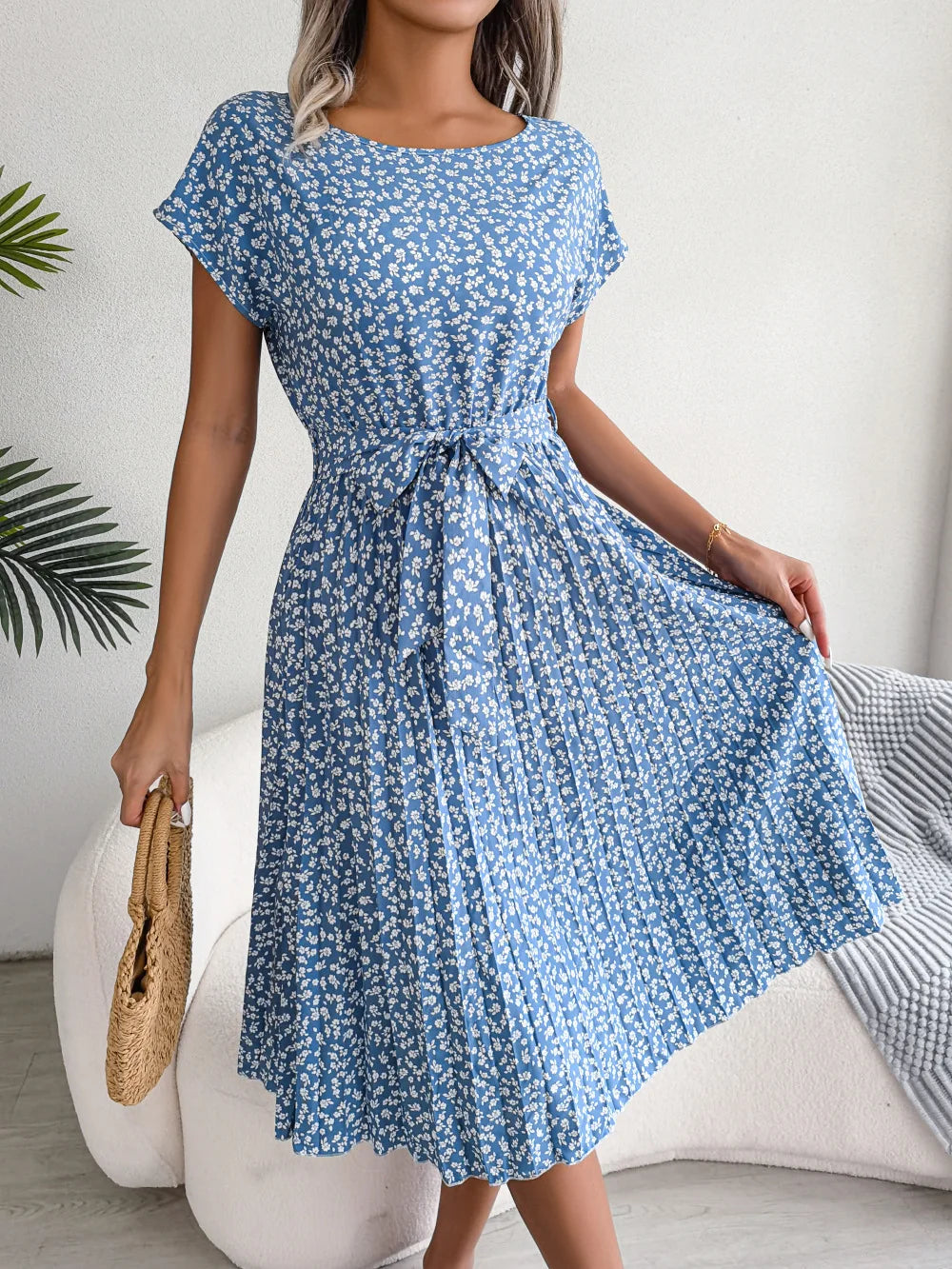 Laluna® | Dames Lente/Zomer Bloemenjurkje