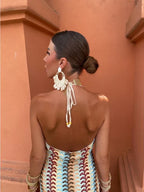 Maxine™ - Elegante kjole allacciato al collo