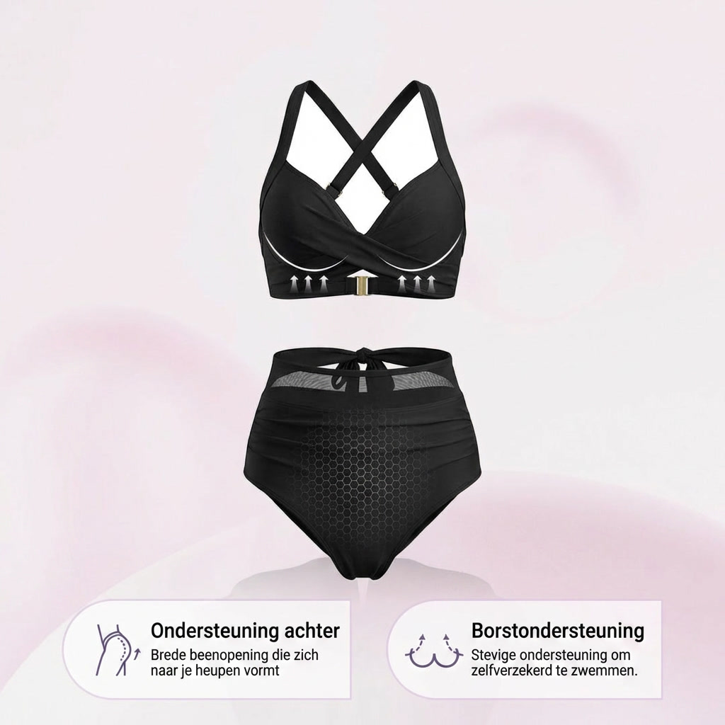 Sabina | Bikini 2 in 1 Hoog con controllo della pancia