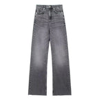 Laluna® | Grijze Damesbroek Wide Leg