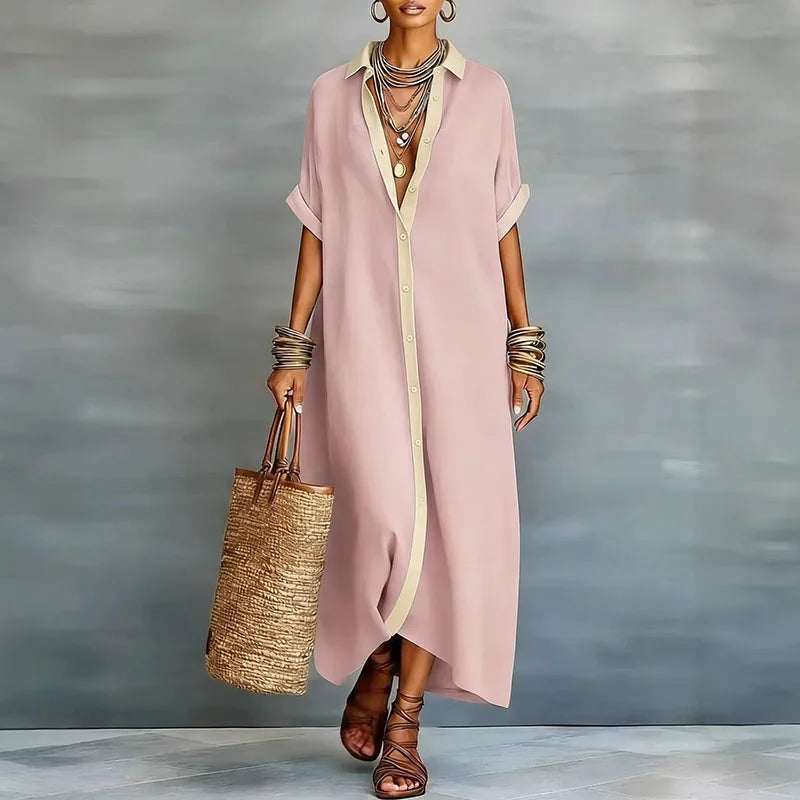 Anastasia | Lange Blousejurk ha incontrato Knopen