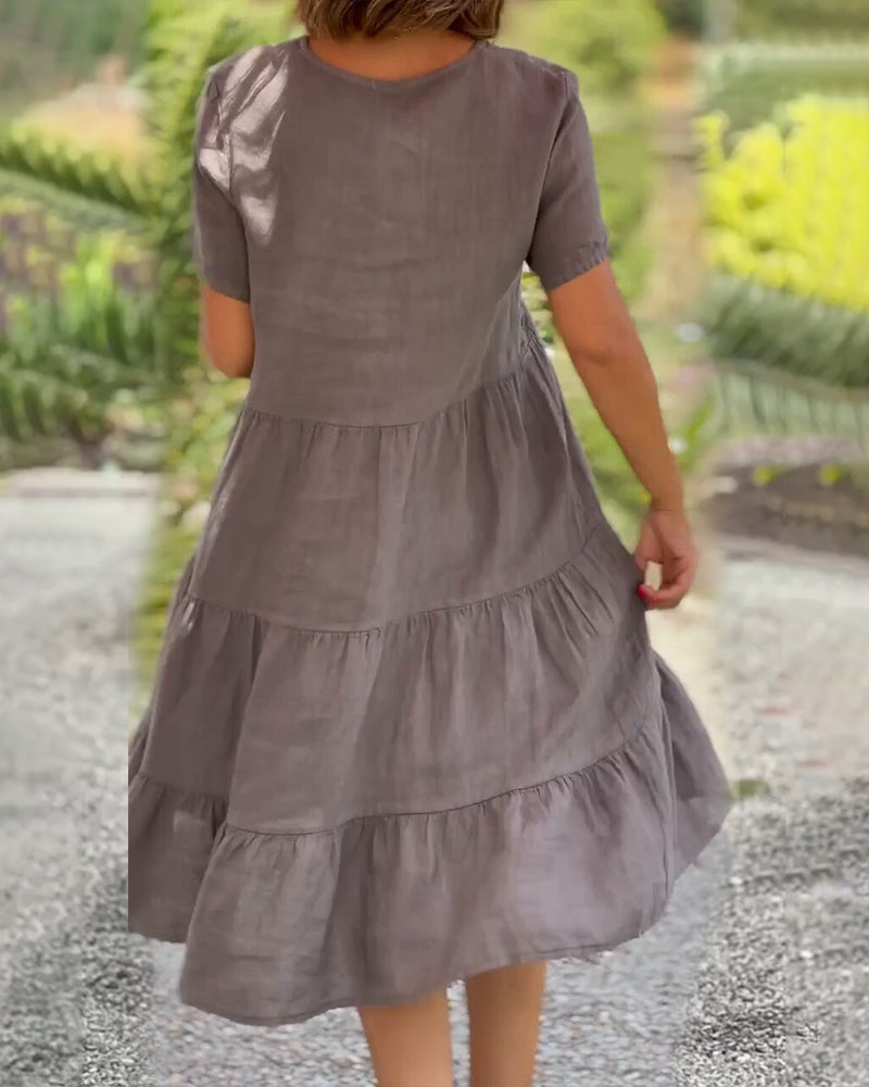 Hana™ – Midi kjole casual