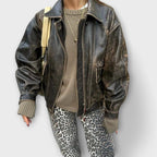 Macklyn™ - Jeans vintage con motivo leopardato