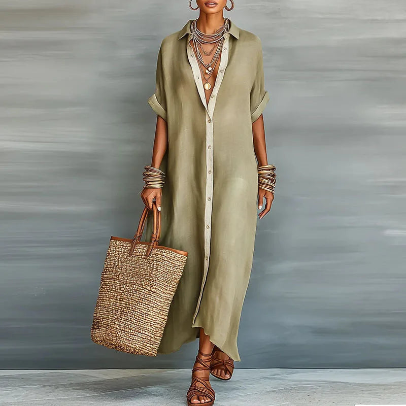 Anastasia | Lange Blousejurk ha incontrato Knopen