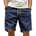 Anna | Casual Korte Broek in Velours met Ribbels