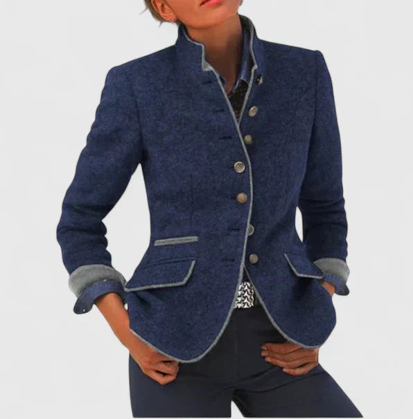 Anna | Elegant Gestructureerd Blazerjasje