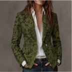 Estella | Blazer Jacquard Cachemire Aderente